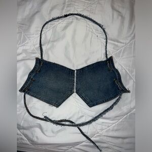 Jean pocket top